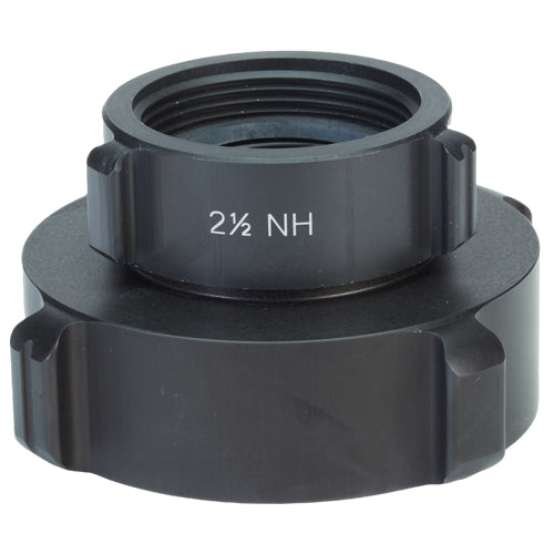 Aluminum 4" NPT to 2 1/2" NH Double Female