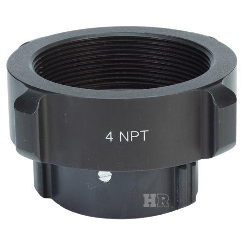 Aluminum 4" NPT to 2 1/2" NH Double Female