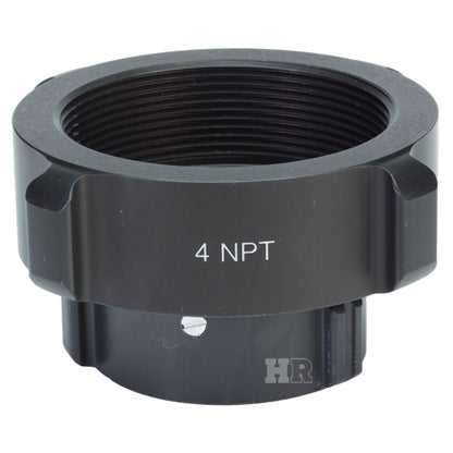 Aluminum 4" NPT to 2 1/2" NH Double Female