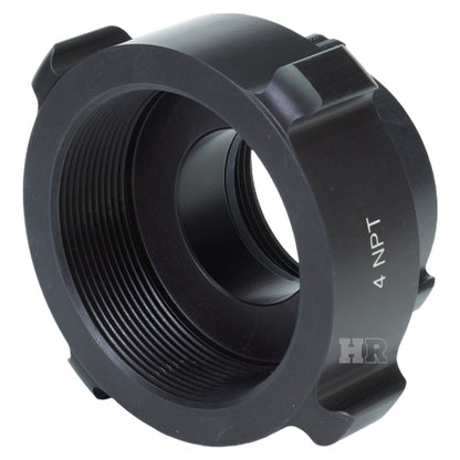 Aluminum 4" NPT to 2 1/2" NH Double Female