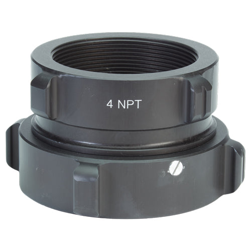 Aluminum 4 1/2" NH to 4" NPT Double Female