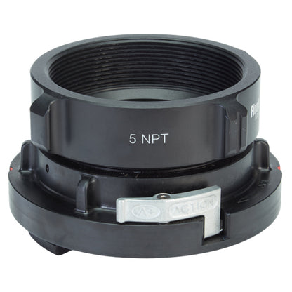 Aluminum 5" Storz x 5" Female NPT Thread