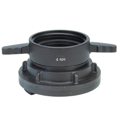 Aluminum 5" Storz x 4" Swivel Female LH NH Thread