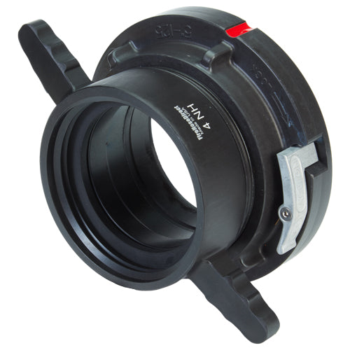 Aluminum 5" Storz x 4" Swivel Female LH NH Thread