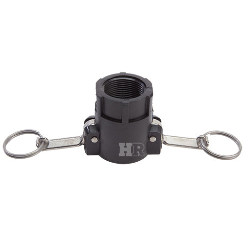 Plastic 1 1/4" Female Camlock x 1 1/4" Female NPT (USA)