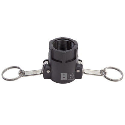 Plastic 1 1/4" Female Camlock x 1 1/4" Female NPT (USA)