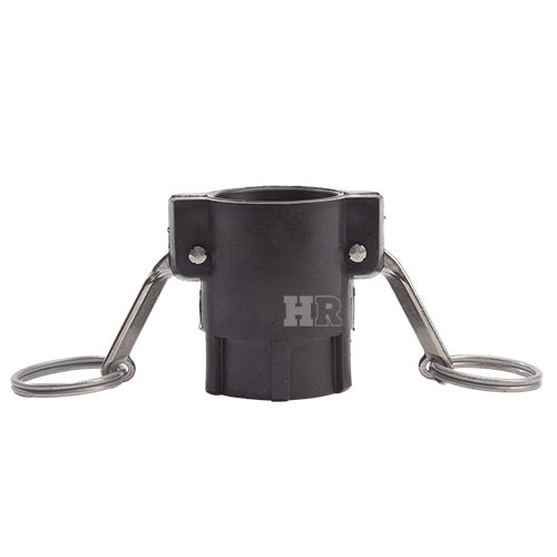 Plastic 1 1/4" Female Camlock x 1 1/4" Female NPT (USA)