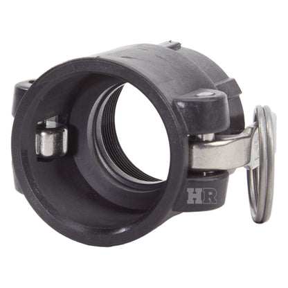 Plastic 1 1/2" Female Camlock x 1 1/2" Female NPT (USA)