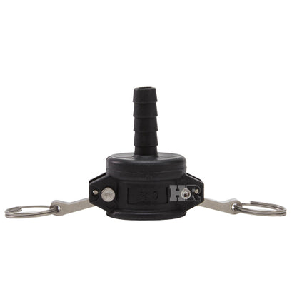 Plastic 3/4" Female Camlock to 1/2" Hose Shank