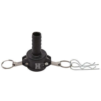 Plastic 3/4" Female Camlock to Hose Shank