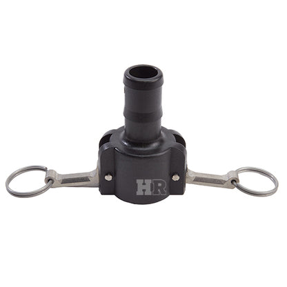 Plastic 1 1/4" Female Camlock to Hose Shank (USA)