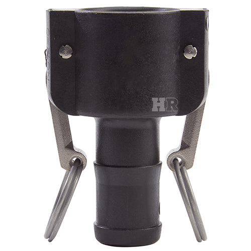 Plastic 1 1/4" Female Camlock to Hose Shank (USA)