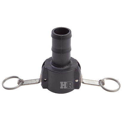 Plastic 1 1/2" Female Camlock to Hose Shank (USA)