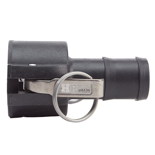 Plastic 1 1/2" Female Camlock to Hose Shank (USA)