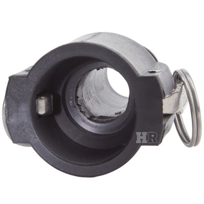 Plastic 1 1/2" Female Camlock to Hose Shank (USA)