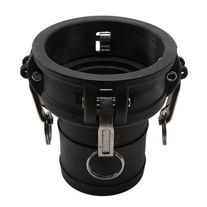 Plastic 4" Female Camlock to Hose Shank