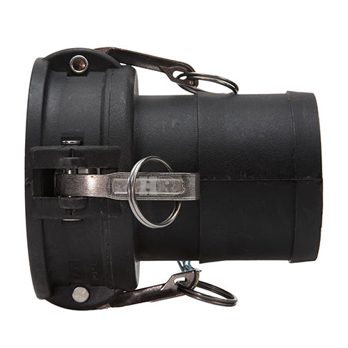 Plastic 4" Female Camlock to Hose Shank