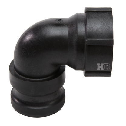 Plastic 2" Male Camlock x 2" Female NPT 90 Degree Elbow