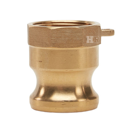 Brass 1 1/4" Male Camlock x 1 1/4" Female NPT