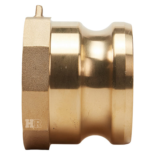 Brass 2 1/2" Male Camlock x 2 1/2" Female NPT