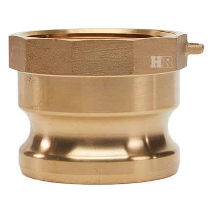 Brass 2 1/2" Male Camlock x 2 1/2" Female NPT