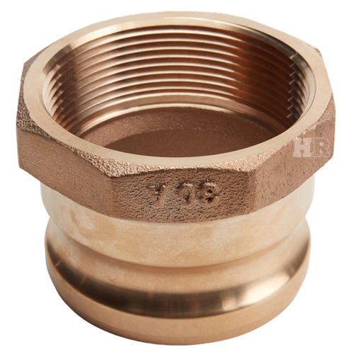 Brass 3" Male Camlock x 3" Female NPT (USA)