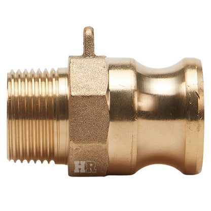 Brass 3/4" Male Camlock x 3/4" Male NPT