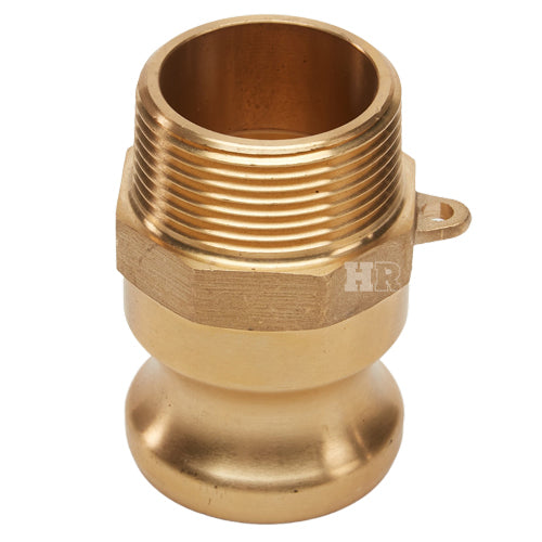 Brass 1 1/4" Male Camlock x 1 1/4" Male NPT