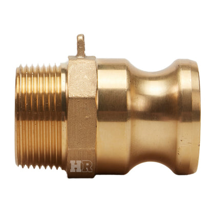Brass 1 1/4" Male Camlock x 1 1/4" Male NPT