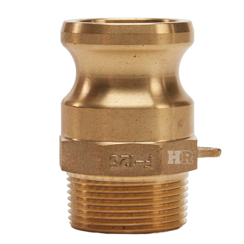 Brass 1 1/4" Male Camlock x 1 1/4" Male NPT