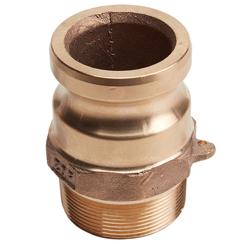 Brass 2" Male Camlock x 2" Male NPT (USA)