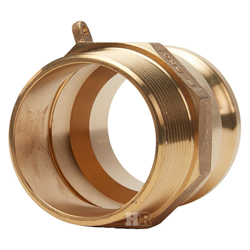 Brass 2 1/2" Male Camlock x 2 1/2" Male NPT (USA)