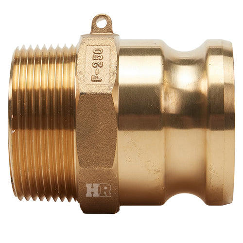Brass 2 1/2" Male Camlock x 2 1/2" Male NPT (USA)