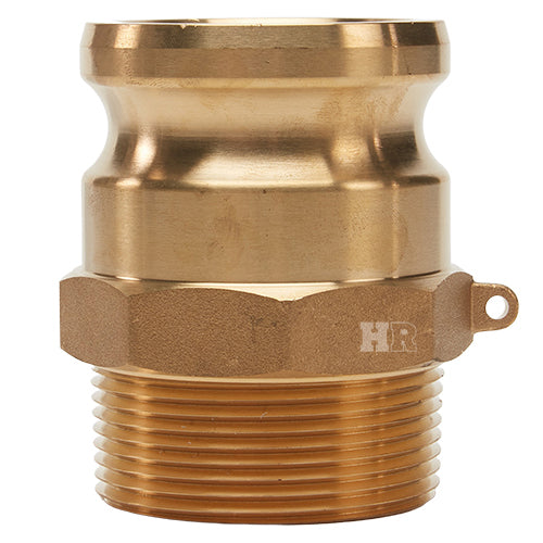 Brass 2 1/2" Male Camlock x 2 1/2" Male NPT (USA)
