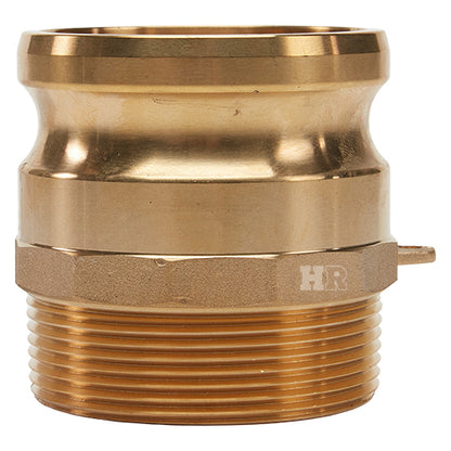 Brass 4" Male Camlock x 4" Male NPT