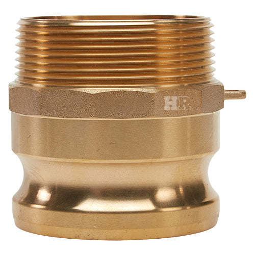 Brass 4" Male Camlock x 4" Male NPT