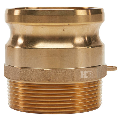 Brass 4" Male Camlock x 4" Male NPT (USA)