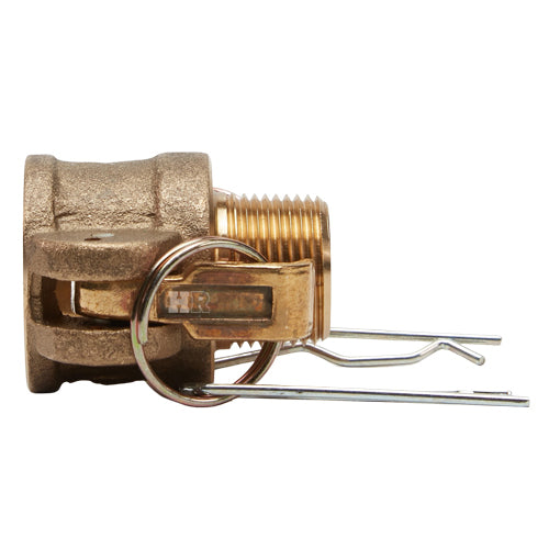Brass 3/4" Female Camlock x 3/4" Male NPT