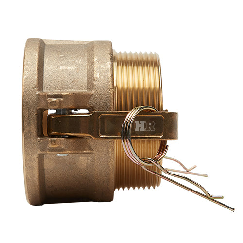 Brass 3" Female Camlock x 3" Male NPT (USA)