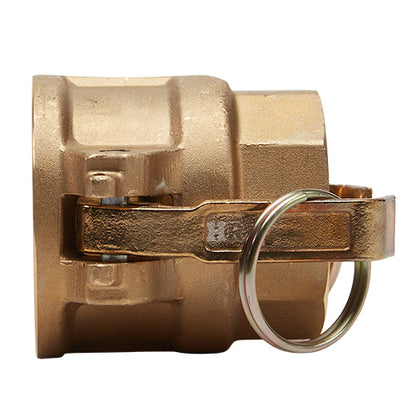Brass 1 1/2" Female Camlock x 1 1/2" Female NPT