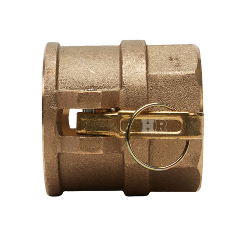 Brass 2 1/2" Female Camlock x 2 1/2" Female NPT (USA)