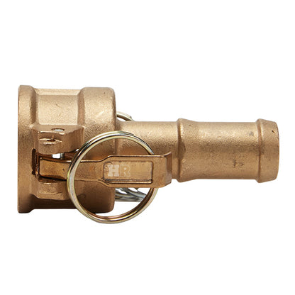 Brass 3/4" Female Camlock to Hose Shank