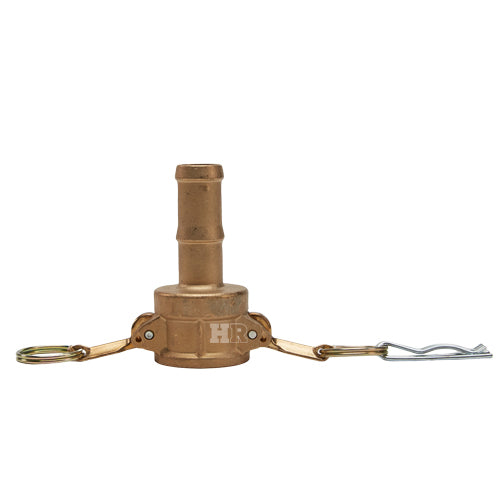 Brass 3/4" Female Camlock to Hose Shank (USA)