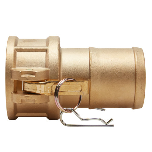 Brass 3" Female Camlock to Hose Shank