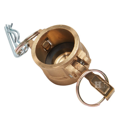 Brass 1/2" Female Camlock Dust Cap (USA)
