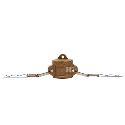 Brass 1 1/4" Female Camlock Dust Cap (USA)