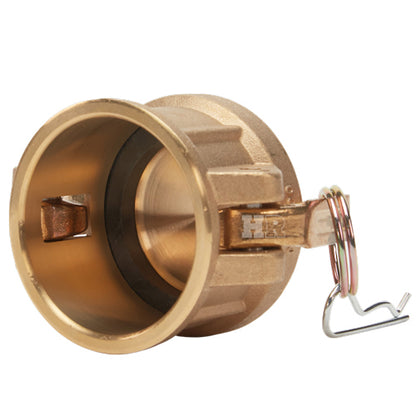 Brass 1 1/2" Female Camlock Dust Cap