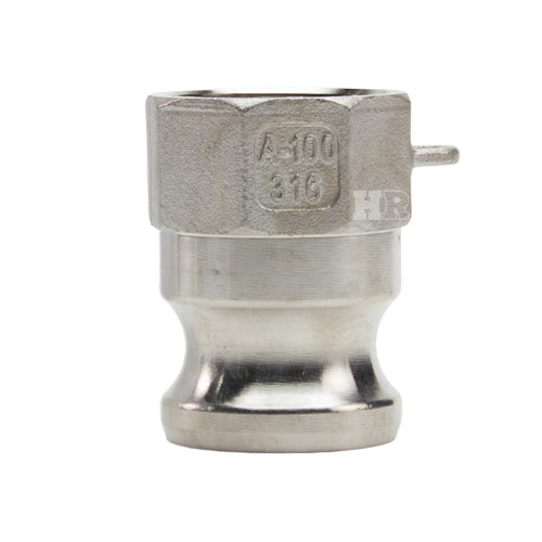 Stainless Steel 1" Male Camlock x 1" Female BSP (USA)