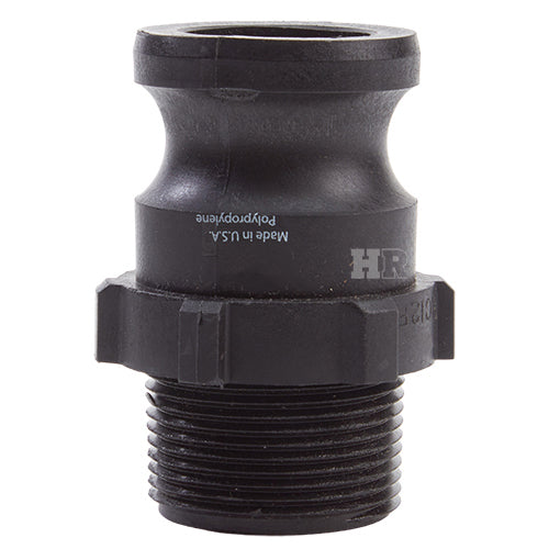 Plastic 1 1/4" Male Camlock x 1 1/4" Male BSP (USA)