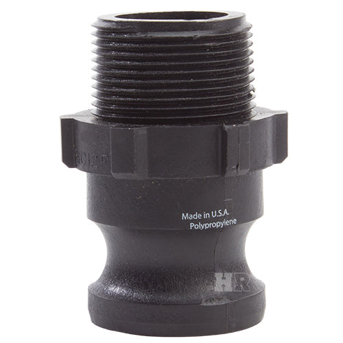 Plastic 1 1/4" Male Camlock x 1 1/4" Male BSP (USA)